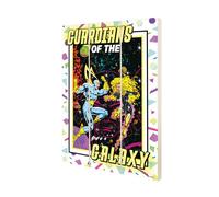Guardians Of The Galaxy Galactic Groove - Adem Wood Print Marvel Multi One Size