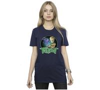Guardians Of The Galaxy Groot Gaming Ring Cotton Boyfriend T-Shirt Marvel Navy XL