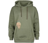 Guardians Of The Galaxy Groot Hoodie mottled dark green XXL