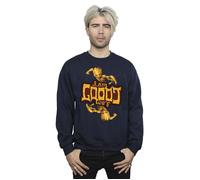 Guardians Of The Galaxy Groot Inverted Grain Sweatshirt Marvel Navy XL