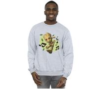 Guardians Of The Galaxy Groot Musical Notes Sweatshirt Marvel Grey XXL