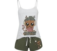 Guardians Of The Galaxy Groot Pyjama white green L