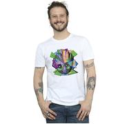 Guardians Of The Galaxy Groot Shattered T-Shirt Marvel White S