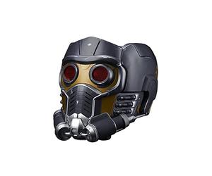 Guardians of the Galaxy Hasbro Legends Gear - Electronic Star Lord helmet Replica Stand, Medium (F6485), Black