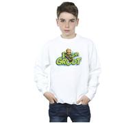 Guardians Of The Galaxy I Am Groot Jumping Sweatshirt Marvel White 9 Years