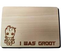 Guardians of The Galaxy I was Groot Inspired Wooden Chopping Cheese Board