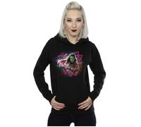 Guardians Of The Galaxy Neon Gamora Hoodie Marvel Black XL