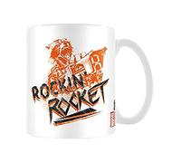 Guardians Of The Galaxy Pyramid International (Rockin Rocket) Official Boxed Ceramic Coffee/Tea Mug, Multi-Colour, 11 oz/315 ml