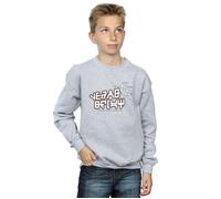 Guardians Of The Galaxy Star Lord Text Sweatshirt Marvel Grey 7-8 Years