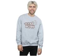 Guardians Of The Galaxy Star Lord Text Sweatshirt Marvel Grey XXL