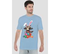 Guardians Of The Galaxy Sweet Rabbit Mens T-Shirt Light Blue Guardians Of The Galaxy Light Blue M
