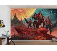 Guardians of the Galaxy Theme Wallpaper 400x250 cm Giant size Marvel Wall Mural