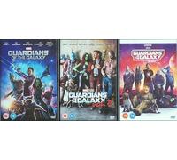 GUARDIANS OF THE GALAXY TRILOGY 1-3 COMPLETE COLLECTION / 1. MARVEL MOVIE PART 1 / 2. VOLUME 2 / 3. VOLUME 3 = ULTIMATE 3x UK DVD SET