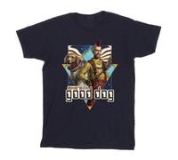 Guardians Of The Galaxy Volume 3 Boy's Good Dog Cotton T-Shirt in Navy | Size: 5-6 Years Guardians Of The Galaxy Volume 3 Navy 5-6 Years