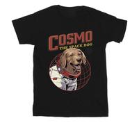 Guardians Of The Galaxy Volume 3 Girl's Cosmo The Spacedog T-Shirt in Black | Size: 3-4 Years Guardians Of The Galaxy Volume 3 Black 3-4 Years