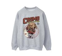 Guardians Of The Galaxy Volume 3 Men's Cosmo The Spacedog Sweatshirt in Grey | Size: Medium Guardians Of The Galaxy Volume 3 Grey M