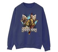 Guardians Of The Galaxy Volume 3 Men's Good Dog Sweatshirt in Navy | Size: Medium Guardians Of The Galaxy Volume 3 Navy M