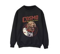 Guardians Of The Galaxy Volume 3 Women's Cosmo The Spacedog Sweatshirt in Black | Size: Medium Guardians Of The Galaxy Volume 3 Black M
