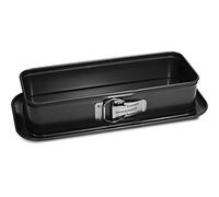 Guardini Gardenia 30 x 11 cm Plumcake Non-Stick Steel Baking Tin, Black