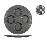 Guardini Tart Mold In Black Metal For 4 People Elite Non-Stick 10 cm