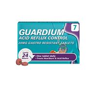 Guardium Esomeprazole Tablets, 7 Gastro Resistant Pills for Acid Reflux, Indigestion, Heartburn, GERD, GORD, 24-Hour Antacid Protection, Supports Digestion & Relieves Nausea