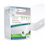 Guardmax Bed Bug Mattress Protector Cover Zippered | 100% Waterproof Encasement | Soft, Hypoallergenic and Breathable | Full Size (54x75x11)
