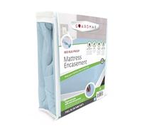 Guardmax Full XL Mattress Encasement with Zipper, Waterproof, Bed Bug Proof, Dust Mite Proof Mattress Protector for Full XL Size Bed up to 12" Deep, Zippered All Around Jersey Knitted Mattress Cover