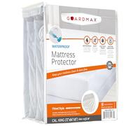 Guardmax Jersey Knitted California King Size Mattress Protector - Waterproof & Dust Mite Proof Mattress Cover with Stretchable Pockets - Soft, Comfortable, & Noiseless Waterproof (72 x 84 x 15)