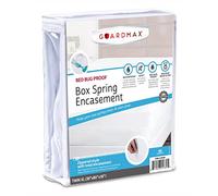 Guardmax Premium Box Spring Cover - Twin XL Size Waterproof and Bed Bug Proof Zippered Box Spring Encasement - 6 Side Absorbent Boxspring Protects Against Bed Bugs, Dust Mites, Spills, and Stains.