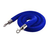 guardrail rope, Barrier Ropes with Stainless Steel Hooks, New Queue Divider Crowd Control Stanchion Rope, for Hotel Celebration Restaurants/(Blue,Length 3M/9.8Ft/118In)
