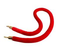 guardrail rope, Hanging Rope Crowd Control Rope, Long Stanchion Rope Foam Core/Queue Barrier Rope, for Hotels Front Lobby, Easy to Install(Red,Length 3M/9.8Ft/118In)