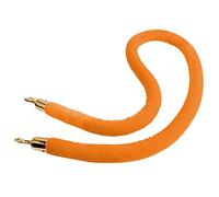 guardrail rope, Hanging Rope Crowd Control Rope, Long Stanchion Rope Foam Core/Queue Barrier Rope, for Hotels Front Lobby, Easy to Install(Orange,Length 3M/9.8Ft/118In)