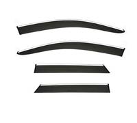 Guards Visor Window For Peugeot 3008 P84 2017-2023 Chrome Strips Rain Guards SWB Window Visor Wind Vent Shades Ventvisor