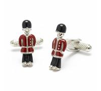 Guardsman Cufflinks - Onyx Art CK771 London Royal Guard Beefeater Cuff Links In Premier Life Packaging