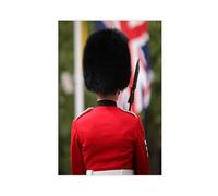 Guardsman on The Mall London Poster Canvas Poster Bedroom Decor Landscape Decor Gift 16x24inch(40x60cm)