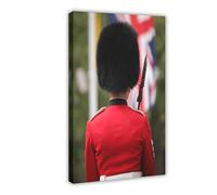 Guardsman on The Mall London Poster Canvas Poster Wall Art Print Picture Paintings 08x12inch(20x30cm)