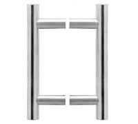 Guardsman Pull Handles - Back to Back Fixing - Satin Stainless Steel - 325mm x 19mm