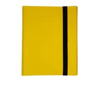 Guardz Binder - 4 Pocket Strap Trading Card Album Folder - 160 Side Loading Pockets (Yellow)