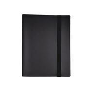 Guardz Binder - 9 Pocket Strap Trading Card Album Folder - 360 Side Loading Pockets (Black)