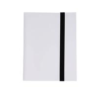 Guardz Binder - 9 Pocket Strap Trading Card Album Folder - 360 Side Loading Pockets (White)