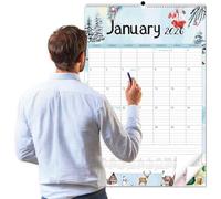 Guasslee 2026 Large Wall Calendar,20"x 30" Vertical Jumbo Hanging Wall Planner,18 Monthly Calendar from Jan. 2026 to Jun. 2027 with Lines,Spiral Binding and Notes for Easy Organizing