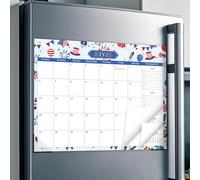 GuassLee Aesthetic Magnetic Calendar 2025-26, Magnetic Planner for Fridge 14"x11.5", Runs from Jun. 2025 to Dec. 2026, 19 Monthly Refrigerator Calendar Planner for Easy Planning and Organizing