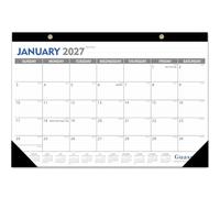GuassLee Calendar Desk 2025-2026 - 18 Monthly Calendar Desk 17" x 11.5" Runs from Jan. 2025-Jun. 2026 with Julian Dates for for Office Home Planning & Organizing