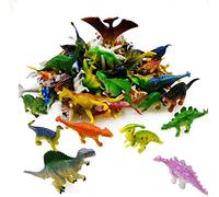 GuassLee Dinosaur Figure Toys 78 Pack - Plastic Dinosaur Set Kids Toddler Education, Including T-rex, Stegosaurus, Monoclonius, etc
