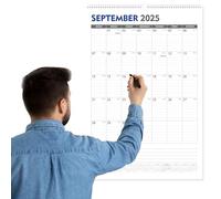 GuassLee Extra Large Wall Calendar 2025-26, 20"x 30" Gaint Vertical Wall Calendar 2026, Sep. 2025 to Mar. 2027, 19-Month Hanging Paper Planner Wall with Julian Date for Office Home