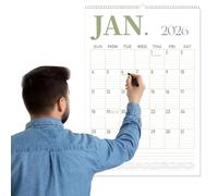 Guasslee Extra Large Wall Calendar 2025, 30" X 20" Jumbo Desktop Monthly Calendar from Jun. 2025 to Dec. 2026,19 Months Wall Planner with Thick Paper for Home School Office Organizing