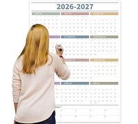 Guasslee Large Wet &Dry Erase Wall Calendar 2026, 12 Months 36"*48" Vertical Jumbo Calendar Planner Runs from June 2026 to May 2027 for Office, Classroom, Home Organizing(One Page)