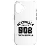 Guatemala 502 Flag Quetzal Chapin Antigua Centro America Vos Case for iPhone 16