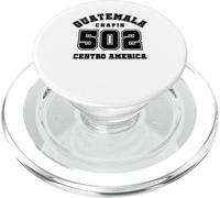 Guatemala 502 Flag Quetzal Chapin Antigua Centro America Vos PopSockets PopGrip for MagSafe