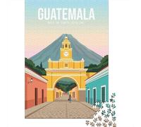 Guatemala Arco De Santa Catalina Jigsaw Puzzle 1000 Pieces, Global Monument Landscape, Interlocking Paper Pieces for Families, Travel Gift, Decorative Artwork, 38x26cm/1000pcs